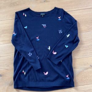 Embroidered Nautical Talbots Sweater